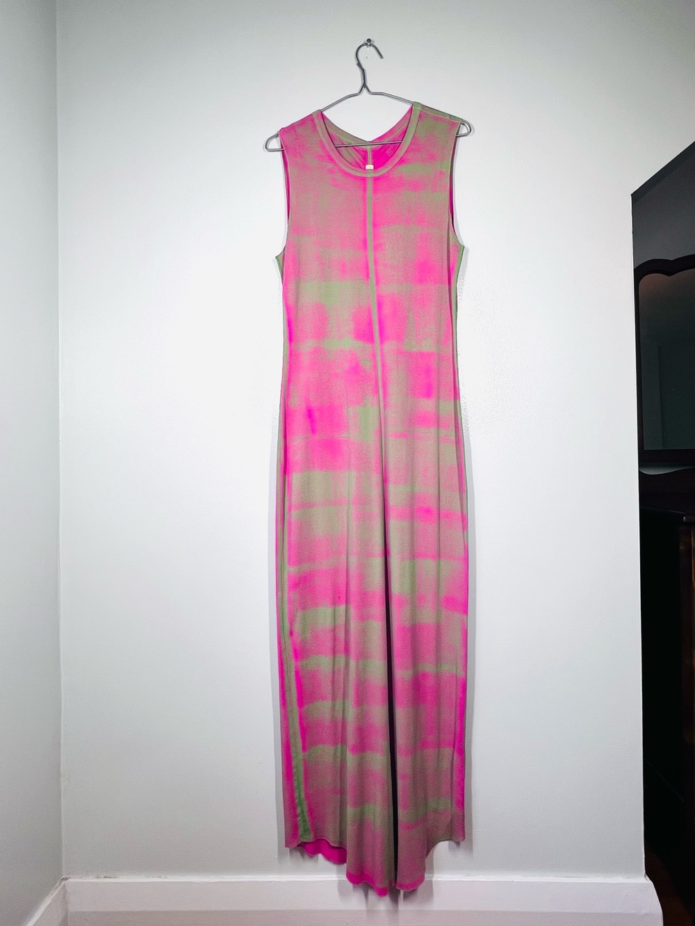 Raquel Allegra Muscle Tank Column Maxi Dress Made in LA Size 10-12